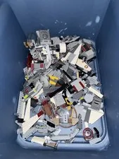 LEGO Star Wars Bulk Parts Bin Grey Ship Sections Pounds