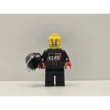 LEGO Speed Champions Toyota GR Supra Driver Minifigure sc087 Helmet New