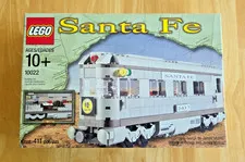 LEGO Train #10022 Santa Fe Cars Set II Dining,Observation or Sleeping Car SEALED