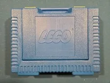 Vintage 1984 LEGO Blue Storage Carrying Case *Cleaned* 