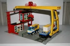 LEGO 4555 Cargo Station (Train 9V), 1995, OBA Excellent