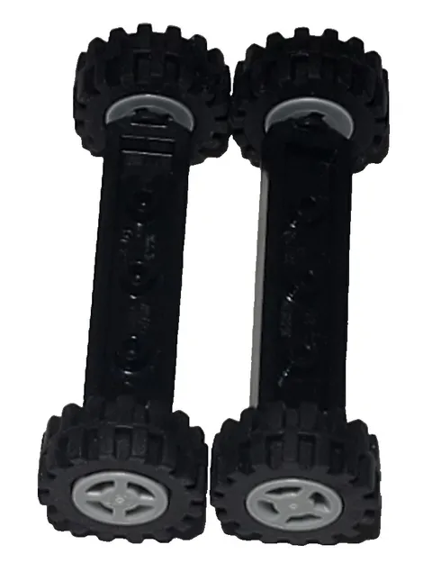 Lego Lot Of 2 Complete 2926 42946 1x4 Wheel Holder 87414 Tire Offset Tread