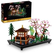 LEGO Icons Tranquil Garden Building Set - Detailed Japanese Zen 1 unit, Green