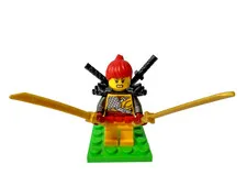 LEGO Ninjago Hunted Skylor Minifigure njo0477 70651 WRONG WIG