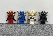 Lego Ninjago Minifigures Rise of the Snakes ZX Ninja Kai Jay Zane Cole Lot X 4