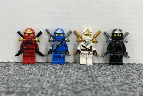 Lego Ninjago Minifigures Rise of the Snakes ZX Ninja Kai Jay Zane Cole Lot X 4