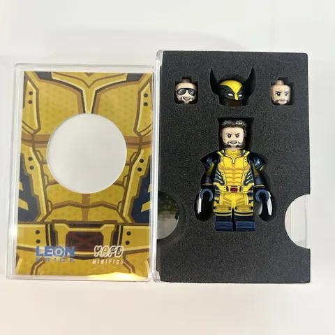 LEGO Marvel Leon Brick Yafd Minifigs Custom Wolverine Pad Printed Minifigure NEW