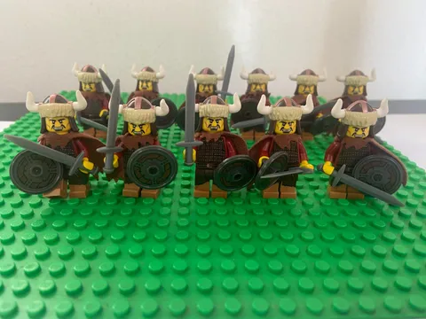 LEGO CMF Series 12 Hun Warrior Minifigures Lot of 11 Army Builder 71007