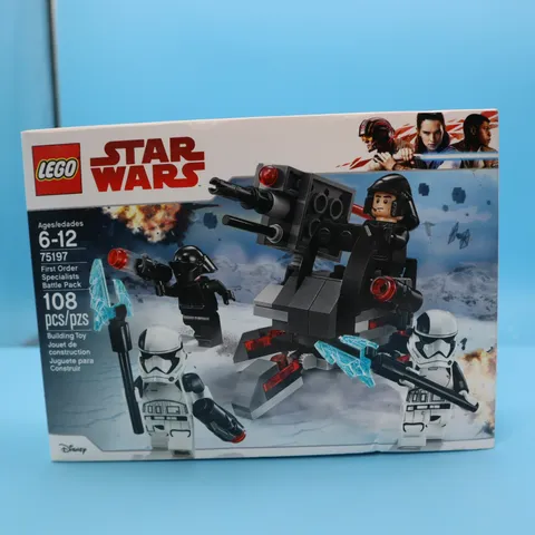 LEGO Star Wars: First Order Specialists Battle Pack (75197) NEW Factory Sealed