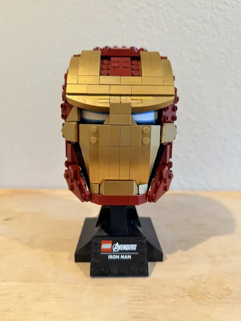 RETIRED LEGO Super Heroes: Iron Man Helmet (76165) Pre Built W Manual