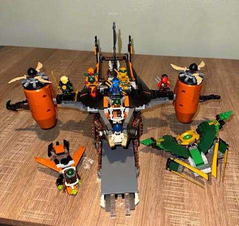 LEGO NINJAGO Skybound 70603 Raid Zeppelin 297pc Complete Set w/ Minifigures
