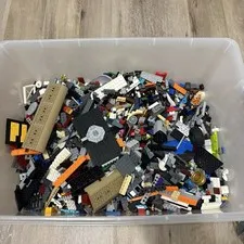 Huge Bulk Lego 25lbs Pounds Lot Assorted Bricks Parts Pieces Some Mini Fig Parts