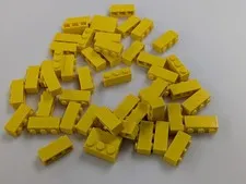 Lego x50 New Yellow Brick 1 x 3 # 3622 MOC Bulk Parts Lot