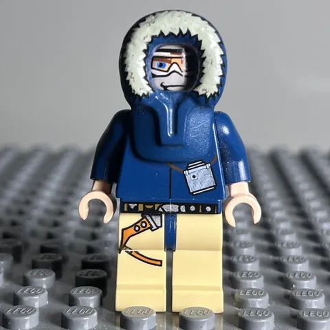 Lego Star Wars Minifigure: sw0253a Han Solo - Light Nougat -Set 7749 - 2T