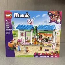 LEGO Friends Dog Treats Bakery Building Toy with Aliya and Sage Minidolls, 4 Toy