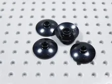LEGO Lot of 4 Black Round 2x2 Radar Dish Saucers BT