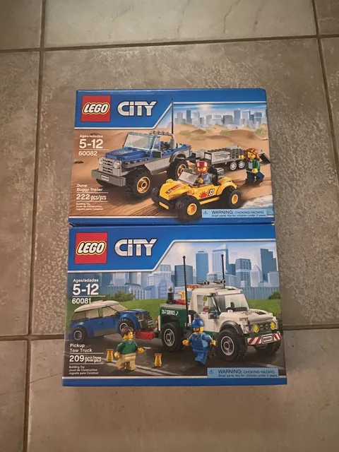 LEGO CITY: Pickup Tow Truck (60081)(60082)