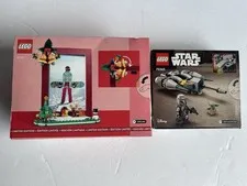 Lego Lot of 2: Starwars and Christmas Picture Frame