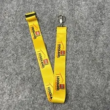LEGO Legoland Training Pack Lanyard Discovery Center Yellow Keychain Holder