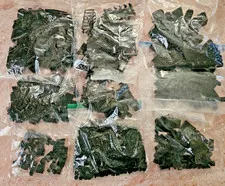 1.5 LBS LEGO & TECHNIC Black Bulk Specialty Lot Building, Wedges, Plates, Slopes