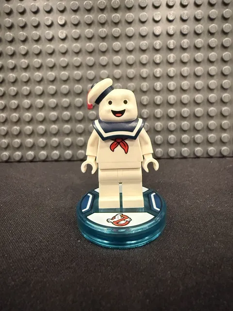 Lego Ghostbusters Stay Puft Bibendum Chamallow Minifigure dim018 + DimensionsTag