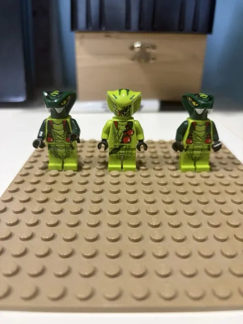 LEGO Rise of the Snakes Ninjago Minifig Lot of 3
