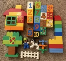 LEGO DUPLO 5497 Play with Numbers Learning Set 2010 Near Complete Education Set
