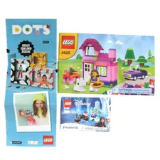 3 LEGO Instruction Manuals Only #4625 #30553 Disney #41914 Dots Photo Frame