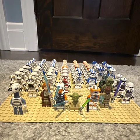 LEGO Star Wars Clone Wars Minifigure Lot: Clone Trooper, Ahsoka Tano, Yoda