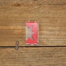 LEGO DC Super Heros Trans Clear Panel 1x2x3 Red Starburst Right Half 87544pb037R
