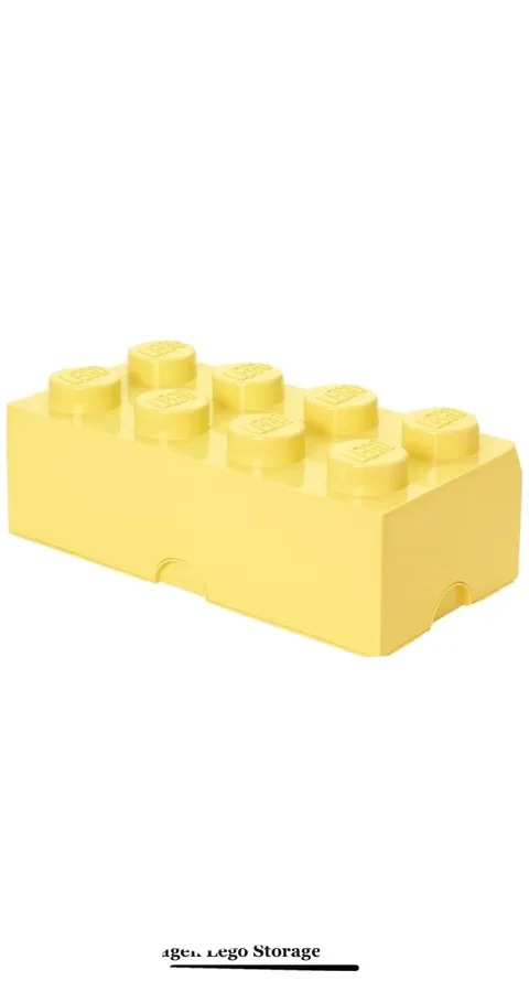 8-Stud Storage Brick – Cool Yellow Room Copenhagen