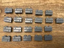 LEGO DBG Masonry Bricks 1x2 bricks MOC Dark Bluish Gray lot x21 bricks C12 #5