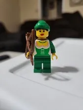 LEGO Minifigure Castle Forestwoman w/ Quiver + bow arrow maiden cas319 6071 RW55