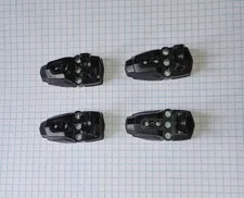 4 pieces Bionicle Lego Black 90661 Star Wars Hero Factory Foot WYSIWYG 4 pieces