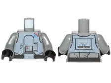 LEGO® Part 973pb1711c01 - Torso Sand Blue Armor Breastplate (SW General Veers)