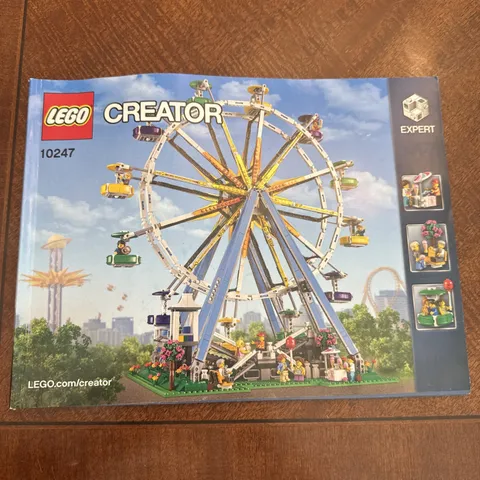 LEGO creator expert ferris wheel 10247 INSTRUCTION MANUAL ONLY