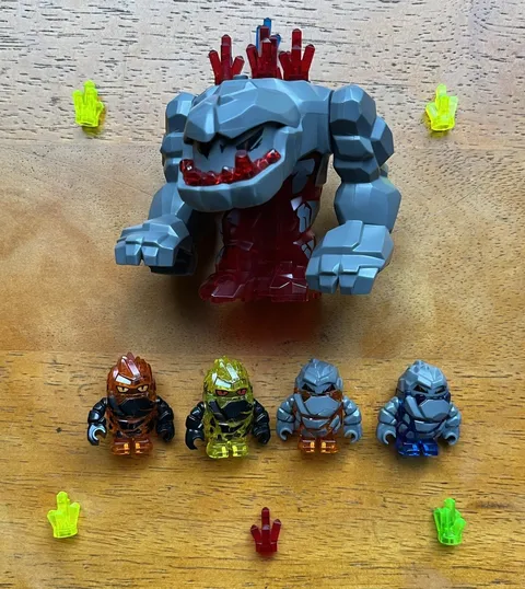 LEGO Lego Power Miners Rock Monster Minifigures Lot (Set of 5)