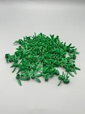 LEGO Plant bamboo leaves green Part# 30176 lot 100 pieces forrest Foliage Tree