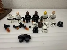 LEGO Star Wars Minifigure Parts Lot Stormtrooper Imperial Crew Helmets Guns