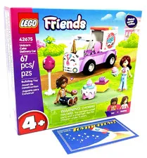 LEGO 42675 Set - Friends Unicorn Cake Delivery Car - NEW Sealed