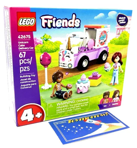 LEGO 42675 Set - Friends Unicorn Cake Delivery Car - NEW Sealed