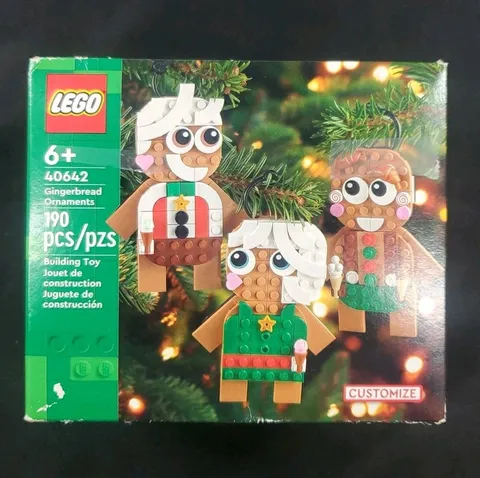 Lego Gingerbread Ornament 90 Pieces Brand New In The Box Sealed Christmas 