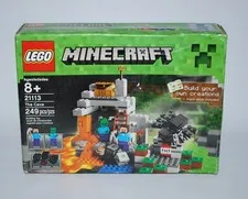 Lego Minecraft 21113 The Cave New/Sealed Box has A Lot of Scuffs & Creases