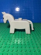 LEGO White Horse Animal Figure 1-Piece Plastic Building Toy Part