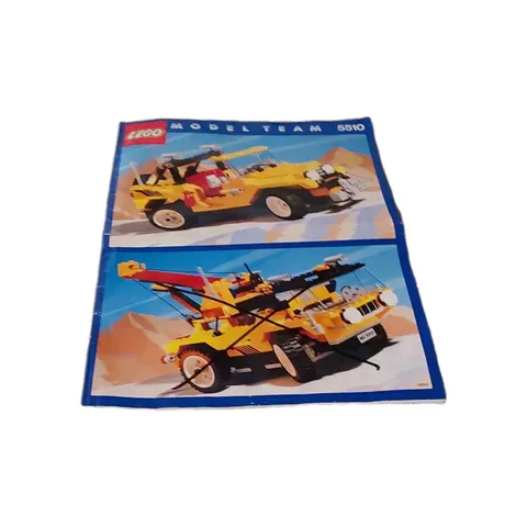 LEGO Model Team 5510 Instruction Manual, Sticker Sheet & Mixed Parts Bulk Lot
