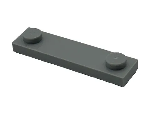 Lego 41740 Light Bluish Gray Plate Modified 1 x 4 With 2 Studs With Groove