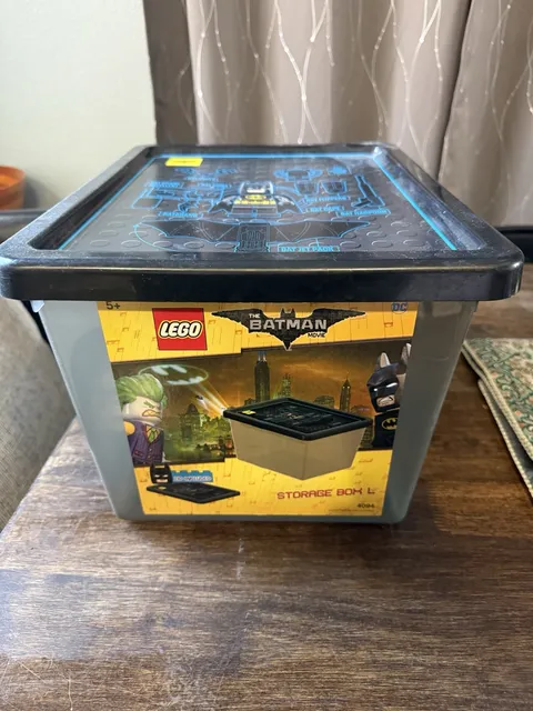 2017 Lego 4094 Batman Storage Bin Room Copenhagen Box Lid Set Special Edition HF
