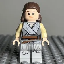 LEGO Rey Minifigure w/ Tied Robe - 75189 75216 Star Wars Jedi (sw0866) - 1V