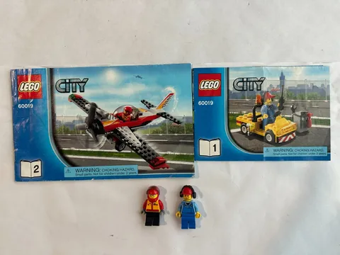 LEGO City 60019 Stunt Plane - Minifigures & Building Instructions ONLY