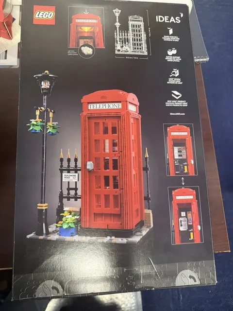 LEGO Ideas: Red London Telephone Box (21347) Retired